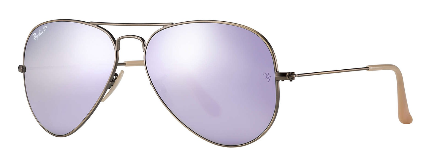 RAYBAN  AVIATOR LARGE METAL POLARISED