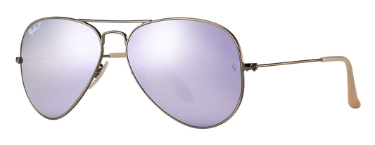 RAYBAN  AVIATOR LARGE METAL POLARISED